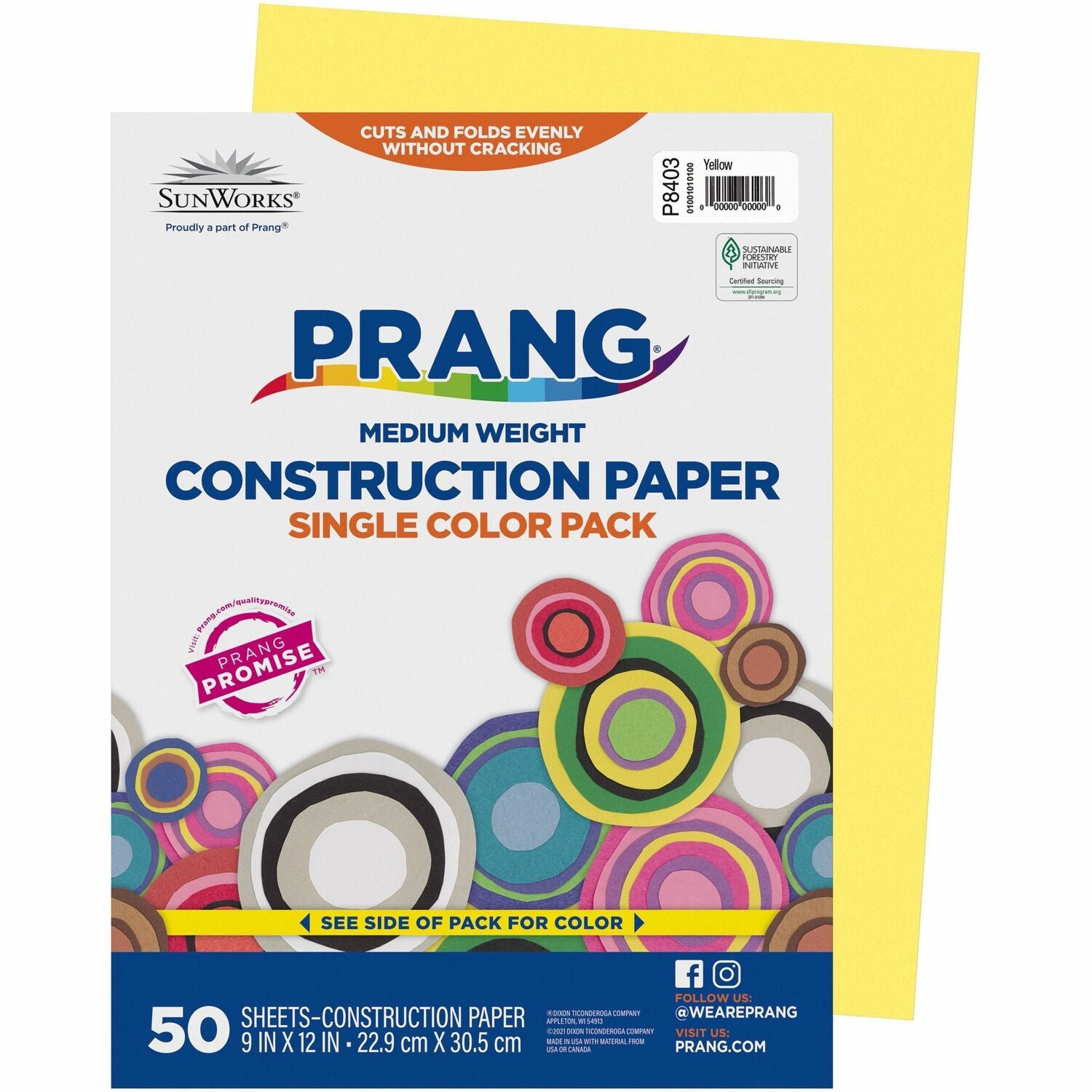 Prang Construction Paper, 1 Pack