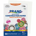 Dixon Ticonderoga Prang Construction Paper, White, 1 Pack, PAC9203