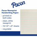 Dixon Ticonderoga Zaner-Bloser Dotted Midline Newsprint Paper, 10 1/2" x 8", 1 Pack, PACZP2611
