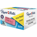 Newell Paper Mate Pink Pearl Eraser, 12 / Box, PAP70521