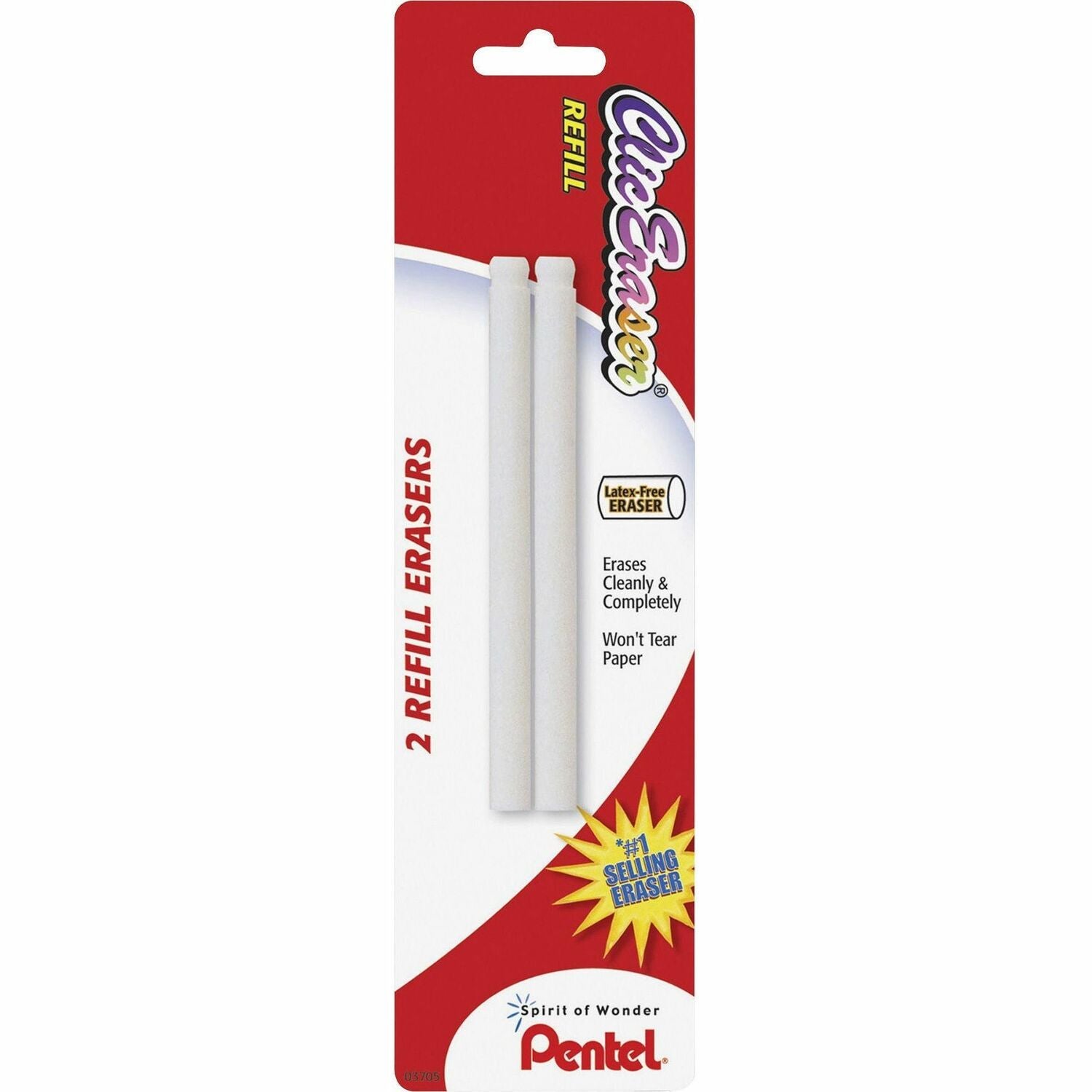 Pentel Clic Eraser Refills, 1 Pack
