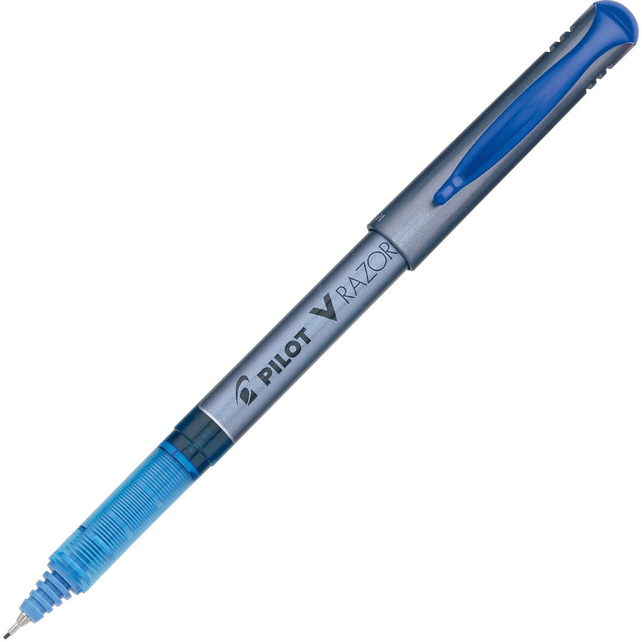 Pilot Marker Pens, V Razor Point, Blue, Smooth Writing, 1 Dozen, PIL11021