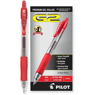 Pilot G2 Premium Gel Ink Retractable Pens, 1 Dozen, PIL31004