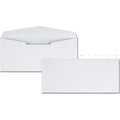 Quality Park No. 10 Business Envelopes with Gummed Closure and Diagonal Seam, White, 500 / Box, QUA11112