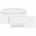 Quality Park No. 10 Single Window Business Envelopes with Embossed Ridges, White, 500 / Box, QUA21330