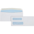 Quality Park No. 8-5/8 Double Window Security Tint Envelopes, White, 500 / Box, QUA24532