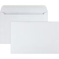 Quality Park 6 x 9 Booklet Envelopes with Open Side for Easy Insertion, White, 100 / Box, QUA37113