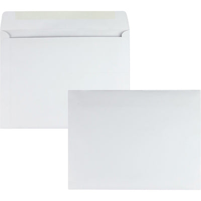 Quality Park 10 x 13 Booklet Envelopes with Open Side, White, 100 / Box, QUA37613