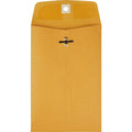 Quality Park 5 x 7-1/2 Clasp Envelopes with Deeply Gummed Flaps, Kraft, 100 / Box, QUA37835