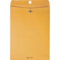 Quality Park 9 x 12 Clasp Envelopes with Deeply Gummed Flaps, Kraft, 100 / Box, QUA37890