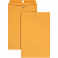 Quality Park 9-1/4 x 14-1/2 Clasp Envelopes with Deeply Gummed Flaps, Kraft, 100 / Box, QUA37894