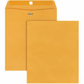 Quality Park 10 x 12 Clasp Envelopes with Deeply Gummed Flaps, Kraft, 100 / Box, QUA37895