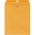 Quality Park 10 x 12 Clasp Envelopes with Deeply Gummed Flaps, Kraft, 100 / Box, QUA37895
