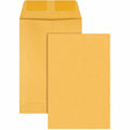 Quality Park 6-1/2 x 9-1/2 Catalog Envelopes with Gummed Flap, Brown, 500 / Box, QUA40865