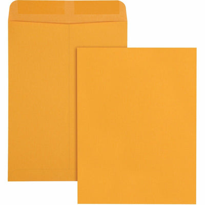 Quality Park 9 x 12 Heavyweight Catalog Mailing Envelopes, Kraft, 100 / Box, QUA41467