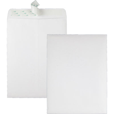 Quality Park 9 x 12 Catalog Envelopes with Redi-Strip Closure, White, 100 / Box — view 1