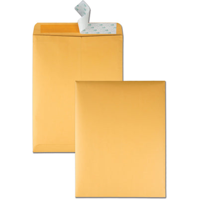 Quality Park 10 x 13 Catalog Envelopes with Self-Seal Closure, Kraft, 100 / Box, QUA44762