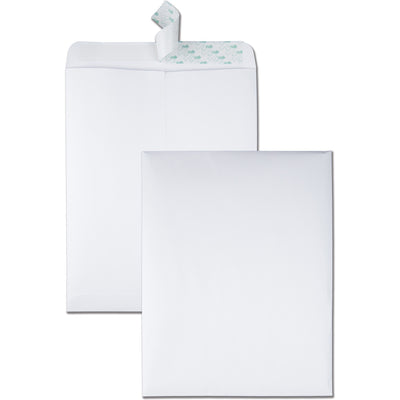 Quality Park 10 x 13 Catalog Envelopes with Redi-Strip Closure, White, 100 / Box — view 1