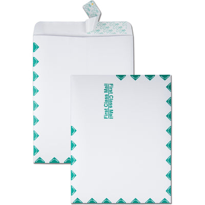 Quality Park Redi-Strip First Class Envelopes, White, 100 / Box — view 1