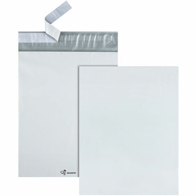 Quality Park 10 x 13 Poly Shipping Mailers with Self-Seal Closure, White, 100 / Pack, QUA46197