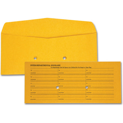 Quality Park Preprinted Inter-department Envelopes, Kraft, 500 / Box, QUA63262