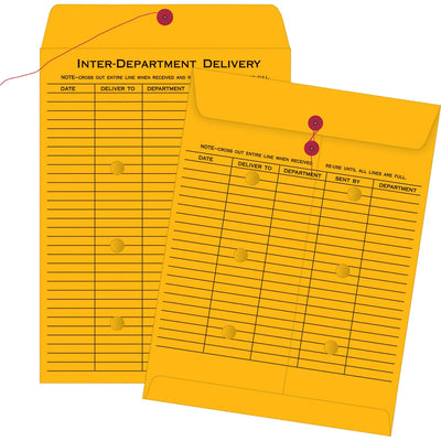 Quality Park 10 x 13 Inter-Departmental Envelopes, Kraft, 100 / Box — view 1
