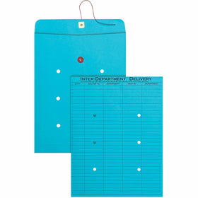 Quality Park 10 x 13 Inter-Departmental Envelopes, Blue, 100 / Box, QUA63577