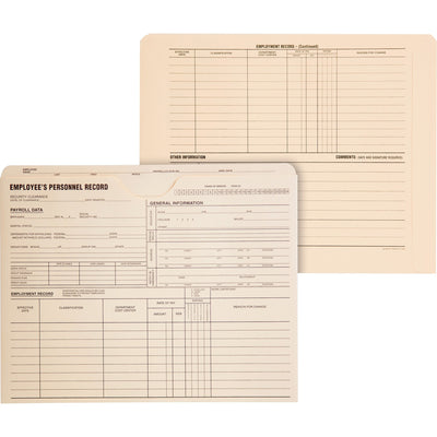 Quality Park Record Jacket, Manila, 9 1/2" Width x 11 3/4" Length, 100 / Box — view 1
