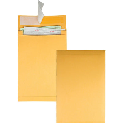 Quality Park 10 x 13 x 2 Expansion Envelopes with Self-Seal Closure, Kraft, 25 / Pack, QUA93336