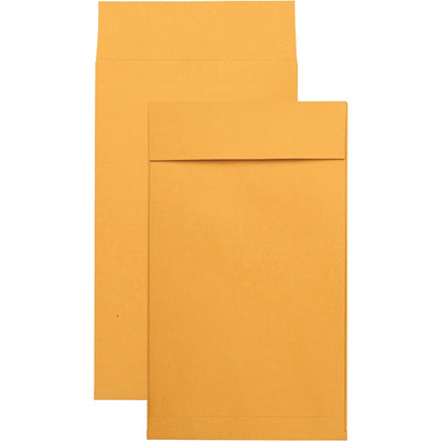 Quality Park 10 x 15 x 2 Expansion Envelopes with Self-Seal Closure, Kraft, 25 / Pack, QUA93338