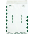 Quality Park Survivor 9 x 12 DuPont Tyvek First Class Border Mailers with Self-Seal Closure, White, 100 / Box, QUAR1470