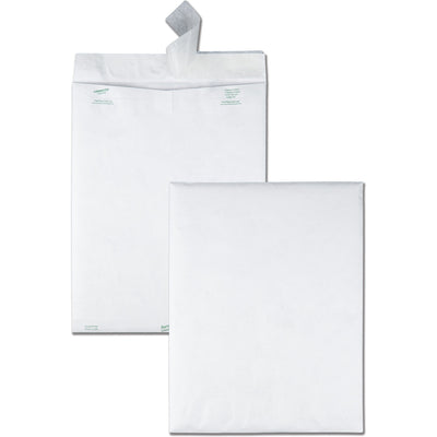 Quality Park Survivor 12 x 15-1/2 DuPont Tyvek Catalog Mailers, White, 100 / Box, QUAR1790