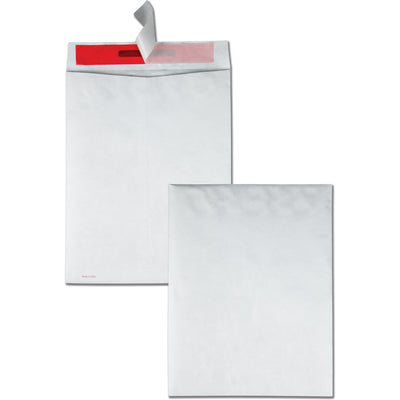 Quality Park Survivor 10 x 13 DuPont Tyvek Tamper Indicating Panel Catalog Mailers, White, 100 / Box, QUAR2420