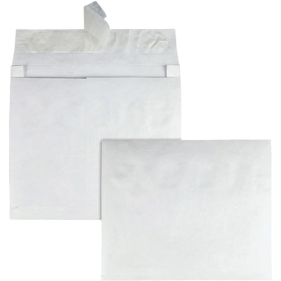 Quality Park Survivor 10 x 13 x 2 DuPont Tyvek Expansion Mailers with Self-Seal Closure, White, 100 / Carton, QUAR4430