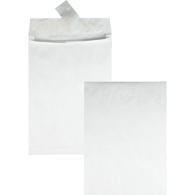 Quality Park Survivor 12 x 16 x 2 DuPont Tyvek Expansion Mailers with Redi-Strip Closure, White, 100 / Carton, QUAR4520