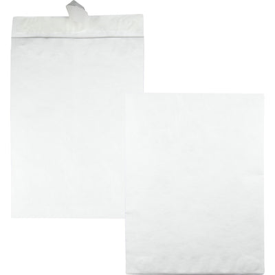 Quality Park Survivor 14-1/4 x 20 DuPont Tyvek Catalog Mailers with Self-Seal Closure, White, 25 / Box, QUAR5106