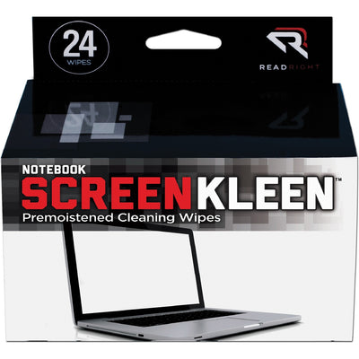 Advantus Read Right Notebook ScreenKleen, 24 / Box, REARR1217