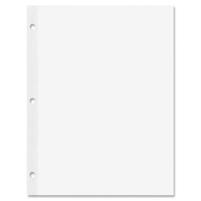 Dominion Blueline Rediform Heavyweight Reinforced Filler Paper - Letter, 8 1/2" x 11", 1 Pack, RED20121