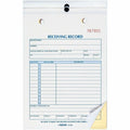 Dominion Blueline Rediform Carbonless Receiving Record Slip Book, 5.50" Width x 7.87" Length, RED2L260