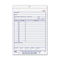 Dominion Blueline Rediform Carbonless Receiving Record Slip Book, 5.50" Width x 7.87" Length, RED2L260