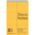 Dominion Blueline Rediform Steno Notebook, 6" x 9", RED36746