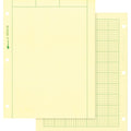 Dominion Blueline Rediform Computation Pads - Letter, 8 1/2" x 11", 1 Pad, RED42-382