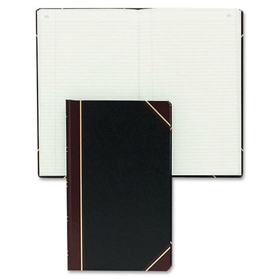 Dominion Blueline Rediform Texhide Cover Record Books with Margin, 8.75" Width x 14.25" Length, RED57-131