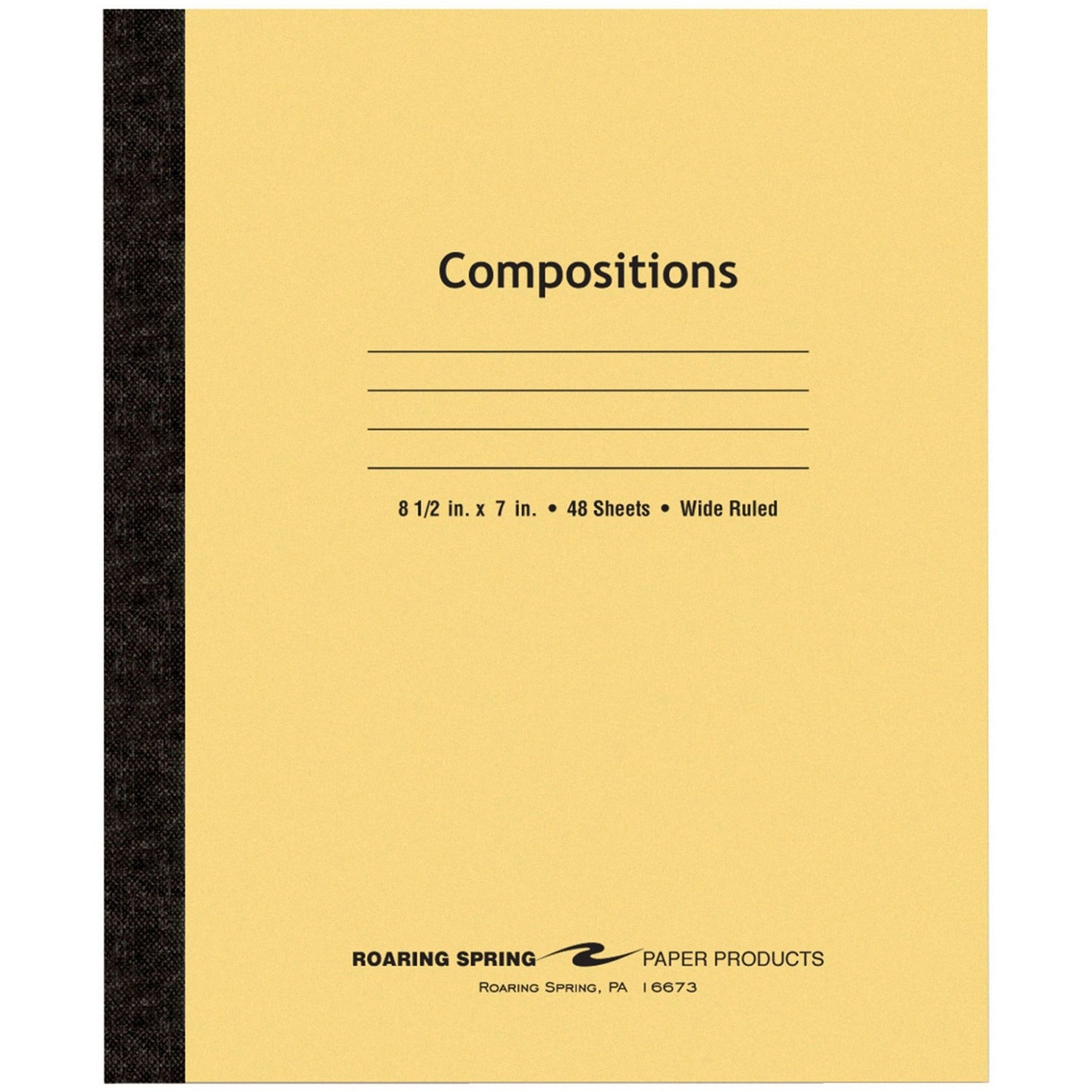 Roaring Spring Wide Ruled Flexible Cover Composition Book, 1 Each