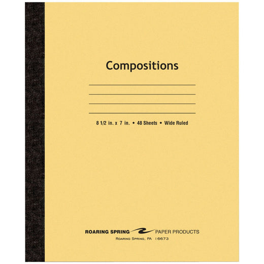 Roaring Spring Wide Ruled Flexible Cover Composition Book, 1 Each