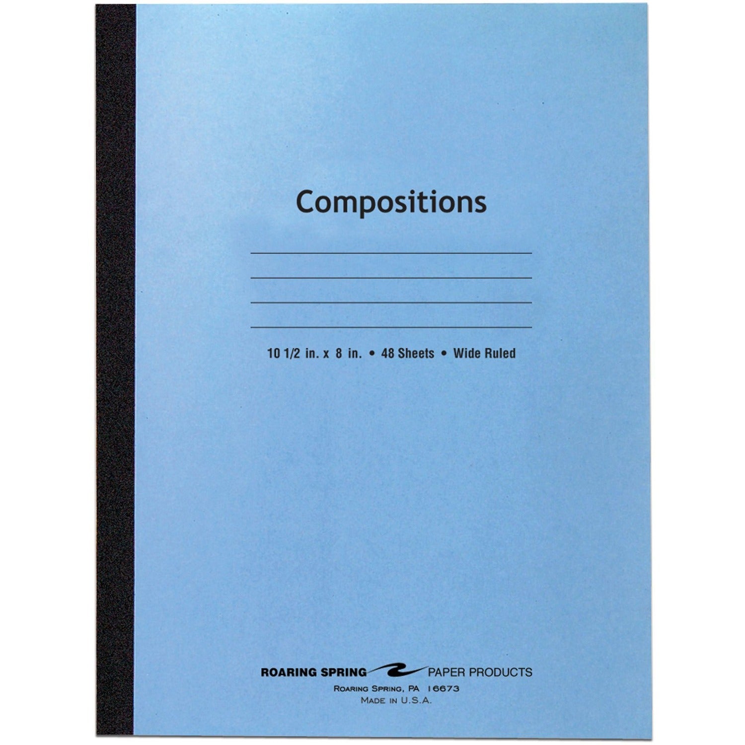 Roaring Spring Wide Ruled Flexible Cover Composition Book, 1 Each
