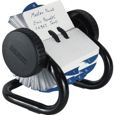 Newell Rolodex Classic 250 Card Rotary File, Black, ROL66700