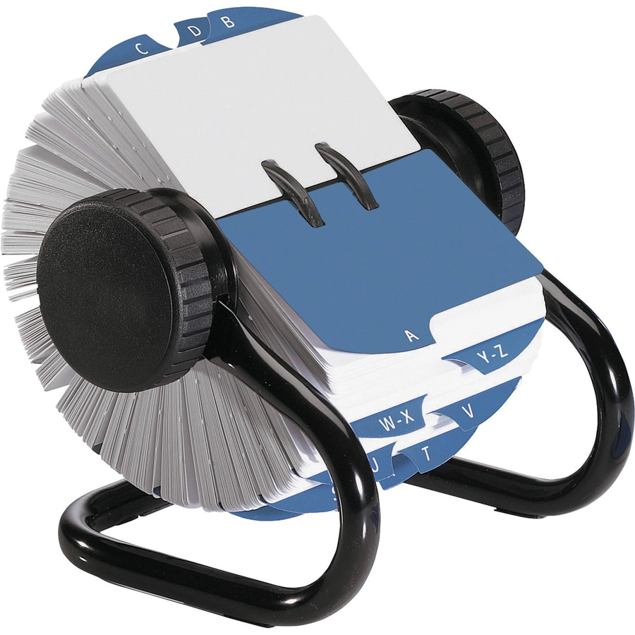 Rolodex Open Classic Rotary Files, Black, Metal, 500, ROL66704