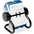 Newell Rolodex Rotary A-Z Index Business Card Files, Black, 400, ROL67236