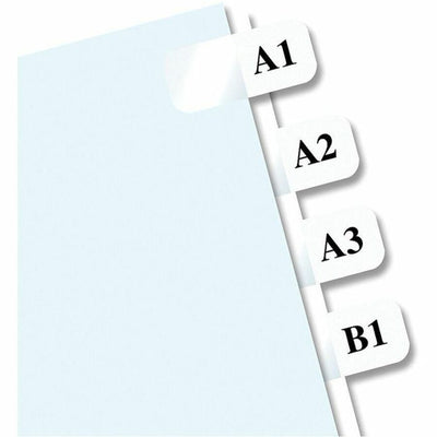 TOPS Redi-Tag Laser Printable Index Tabs, White, 1 Pack — view 1